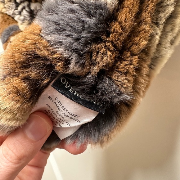 Overland Rex Rabbit Fur Stretch Scarf NWOT - Picture 3 of 3